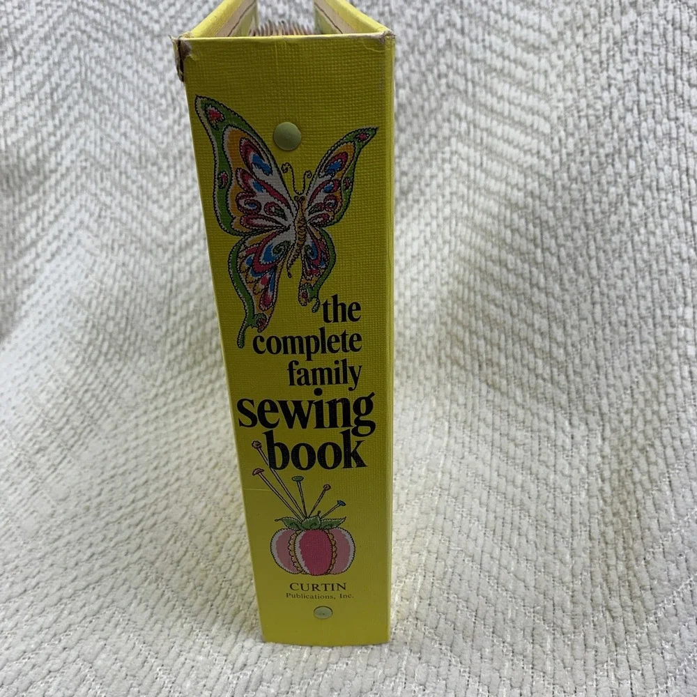 The Complete Family Sewing Book, Binder Style 1970s Beautiful Clear Instructions